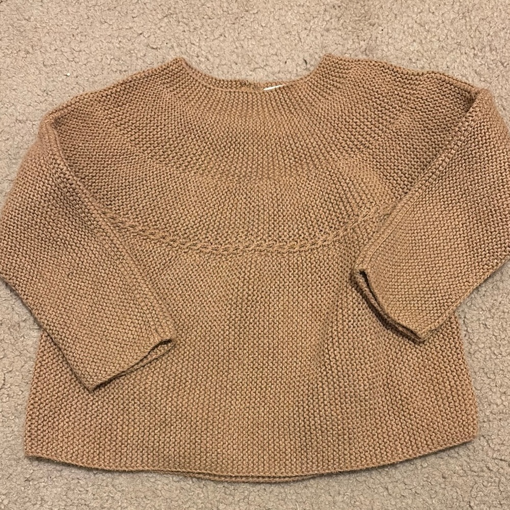 Cozy Knit Sweater - Camel